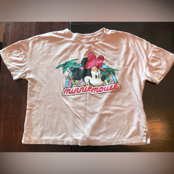 Minnie mouse cropped t-shirt. - Picture 1 of 3